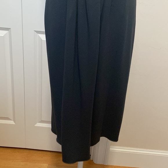 NWT Armani Midi Dress Womens 10 work office Preppy classic Made in Italy viscose - Picture 8 of 16